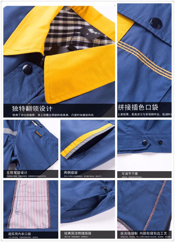 中铁隧道工作服细节 中铁隧道工作服细节