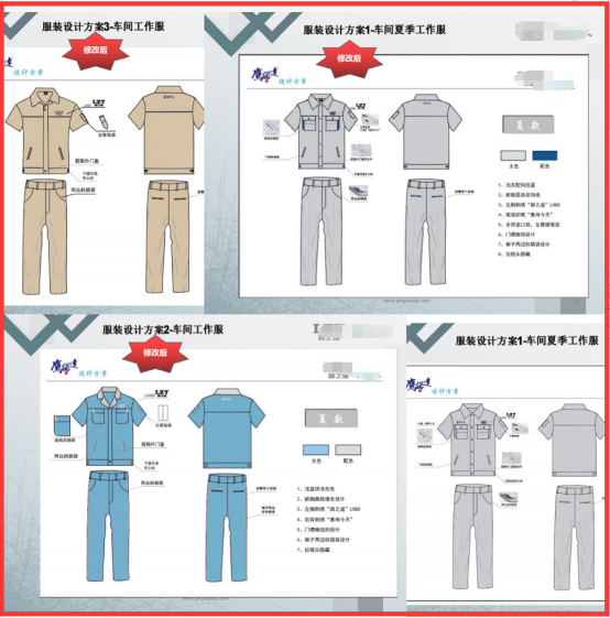 工作服套设计图 工作服套设计图