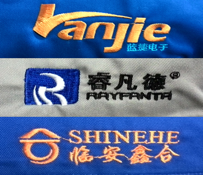装修人员工作服刺绣印花
