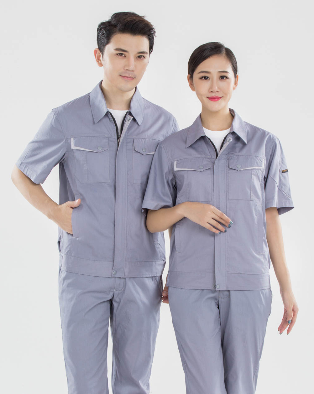 定制装修人员工作服款式图